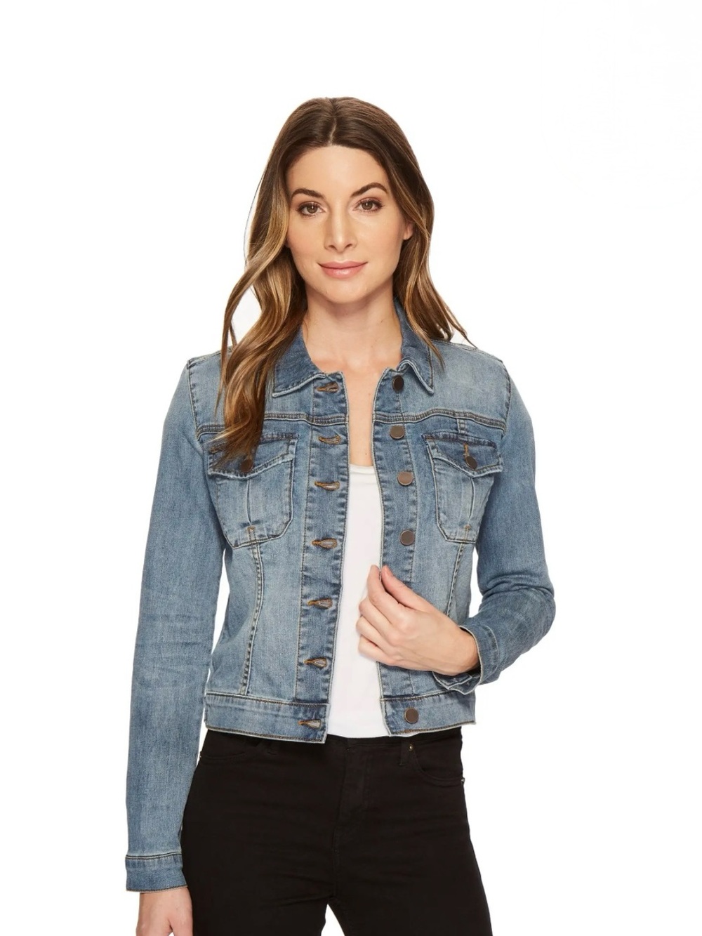 KUT from the Kloth Amelia Jean Denim Jacket size Medium